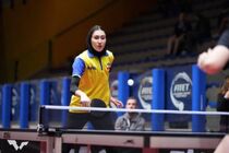 الینا رحیمی مقابل حریف اسپانیایی در مسابقات تنیس روی میز اسلوونی پیروز شد