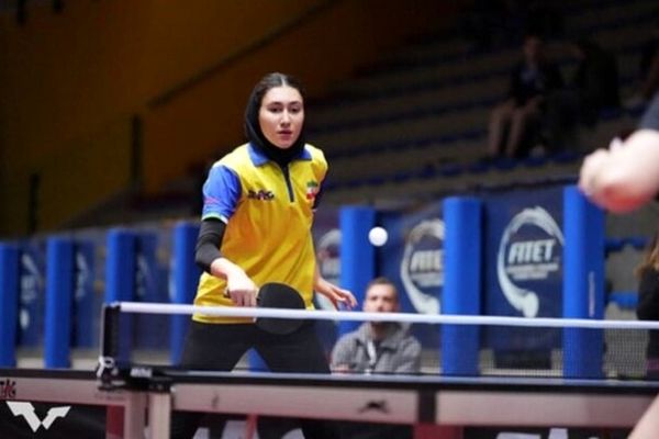 الینا رحیمی مقابل حریف اسپانیایی در مسابقات تنیس روی میز اسلوونی پیروز شد