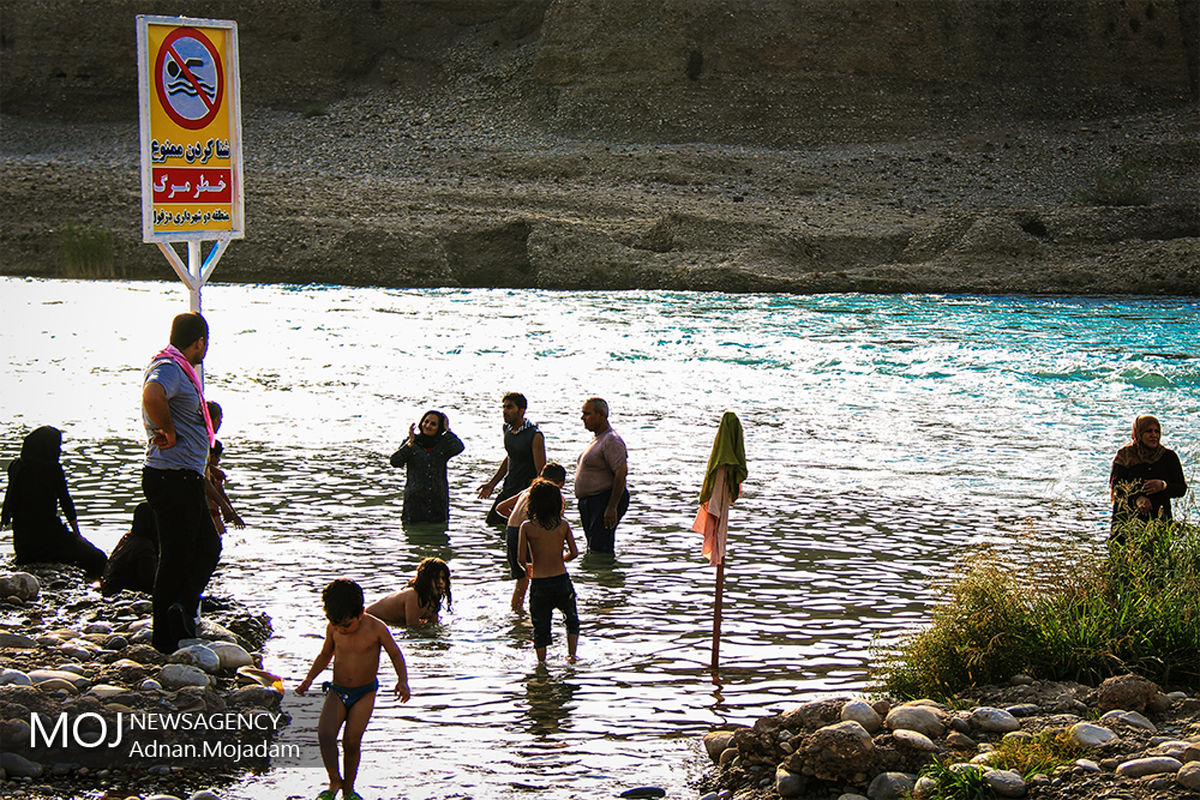فرار از گرمای خوزستان