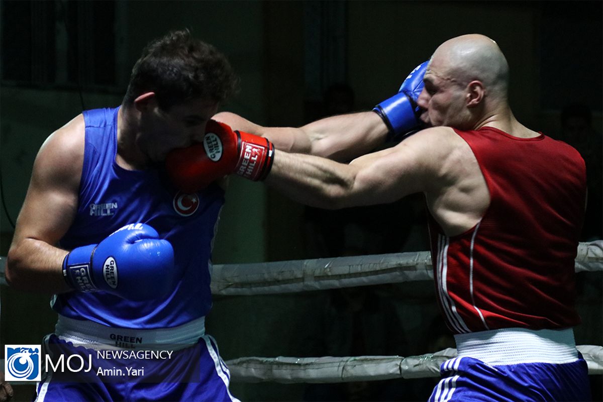 مسابقات بوکس تیم های ملی ایران و ترکیه