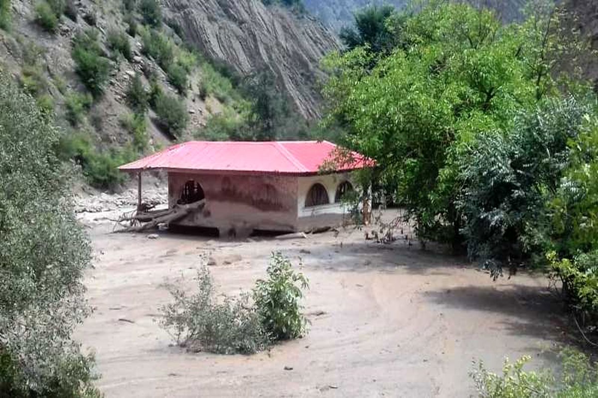 سیل مرزن آباد چالوس مرداد 1401