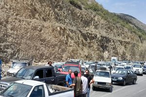 حجم سنگین ترافیک در تمام مواصلات شمالی