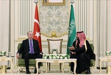 رئیس‌جمهور ترکیه با ولیعهد عربستان در ریاض دیدار کرد