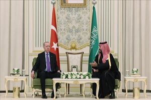 رئیس‌جمهور ترکیه با ولیعهد عربستان در ریاض دیدار کرد