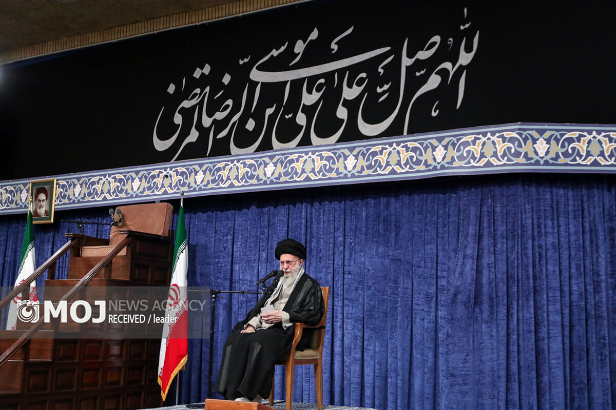 عزاداری شهادت امام رضا (ع) با حضور رهبر انقلاب اسلامی