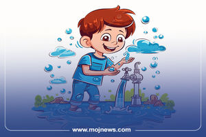 اینفوگرافیک/کودکان و صرفه‌جویی در آب 