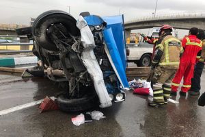 6 کشته و زخمی بر اثر برخورد دو خودرو در محور کندوان