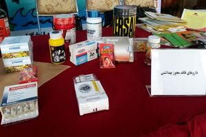 نمایش هشتاد قلم کالای قاچاق حوزه سلامت در رشت