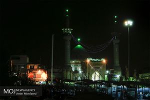 مراسم عزاداری شام غریبان در امامزاده صالح (ع)