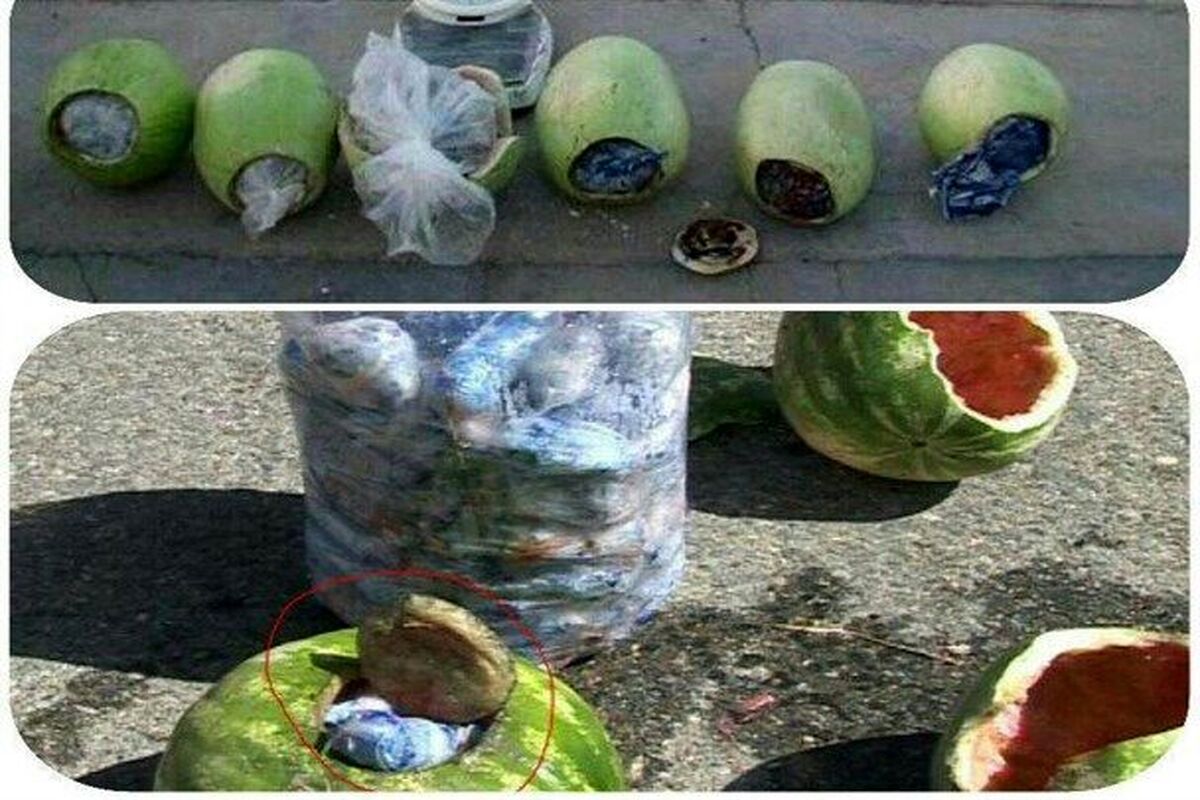 اصفهان- کشف تریاک از هندوانه