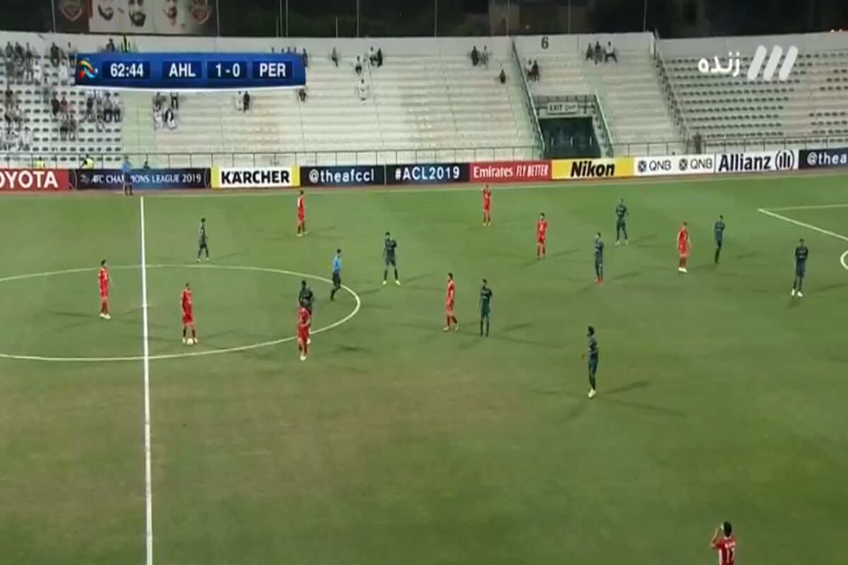 بازی پرسپولیس و الاهلی