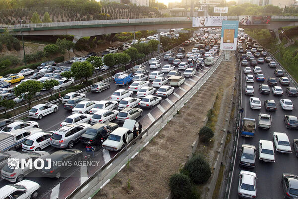 چالوس زیر بار ترافیک سنگین است
