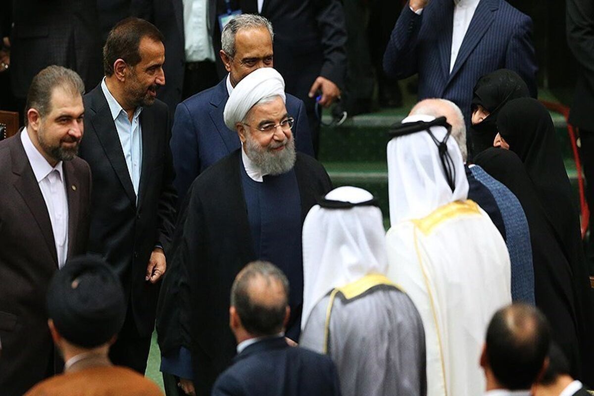 پایان مراسم تحلیف روحانی