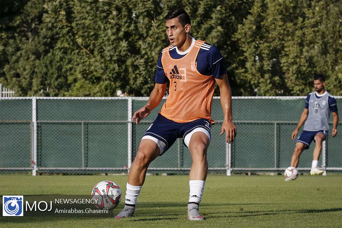 تمرین تیم ملی فوتبال - ۲۲ تیر ۱۳۹۸ / محمد نادری بازیکن تیم پرسپولیس