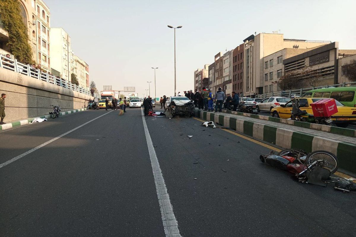 تصادف موتورسیکلت