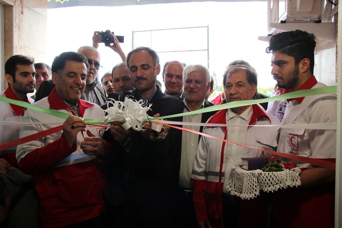 افتتاح پایگاه هلال احمر در استانه اشرفیه گیلان