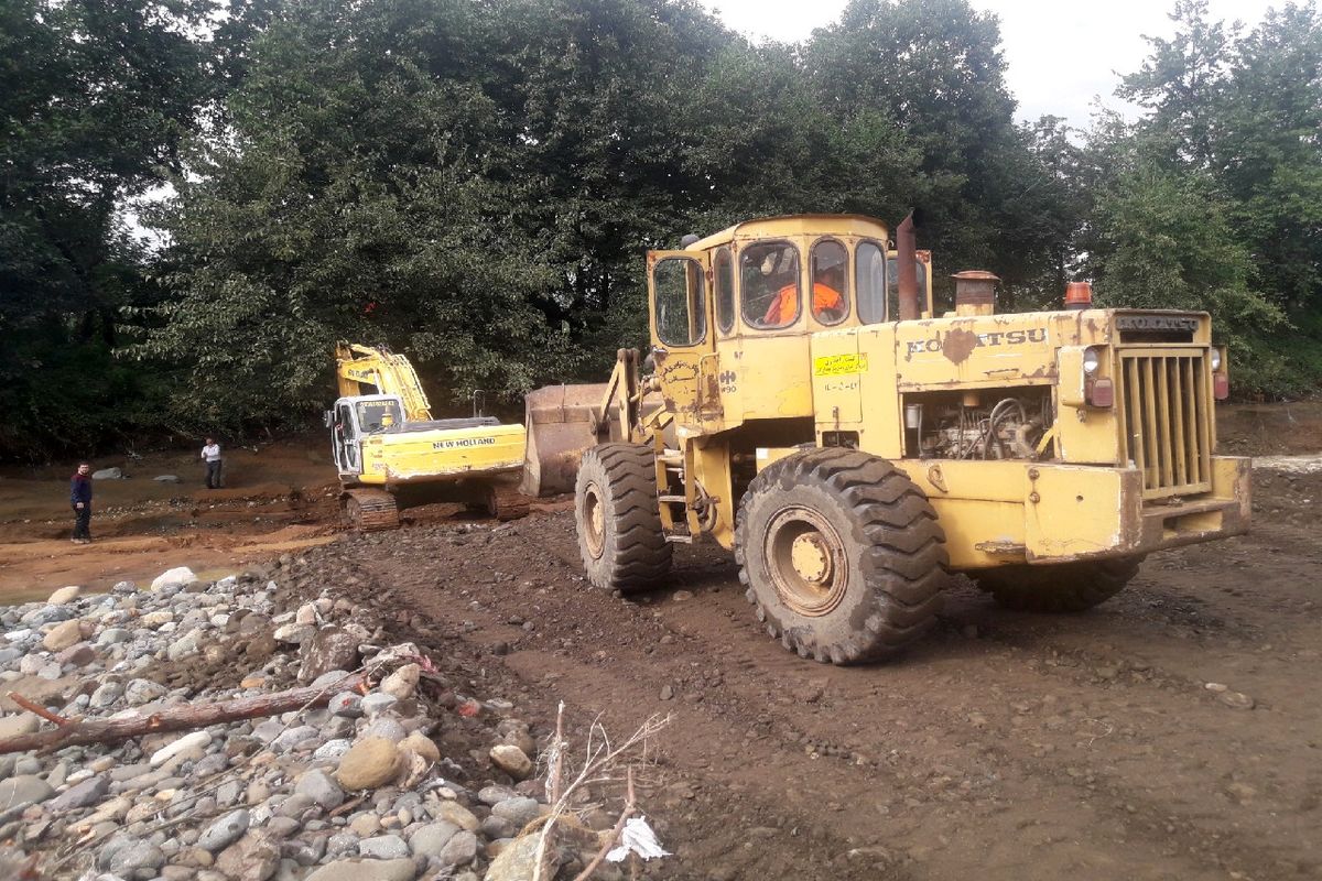 خسارت سیل در املش