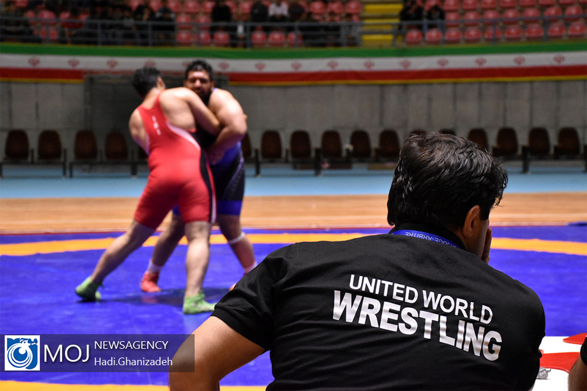 دیدار تیم های کشتی فرنگی هیات اردبیل و خراسان جنوبی