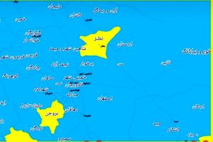 13 شهرستان در وضعیت زرد کرونایی قرار گرفت