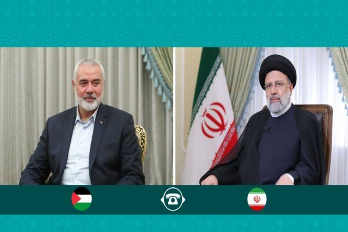 ابراهیم رئیسی در مکالمه تلفنی با اسماعیل هنیه