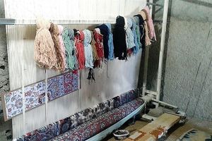 تولید ۱۴ تخته فرش دستباف در بشاگرد 