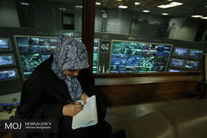 ستاد مهر در مرکز کنترل ترافیک شهر تهران