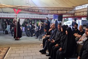 معاون رئیس‌جمهور در امور زنان و خانواده در برنامه عاشورایی "خیمه هنر" شرکت  کرد