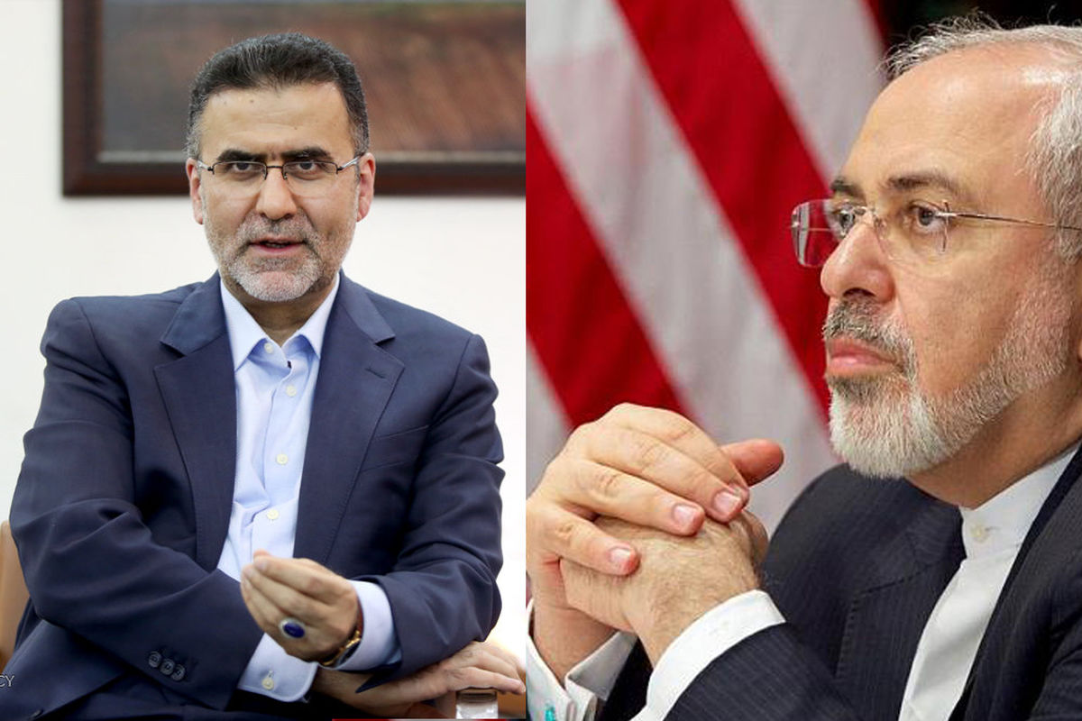 حجت الله ایوبی - محمد جواد ظریف - آیین بین المللی جهانی نوروز