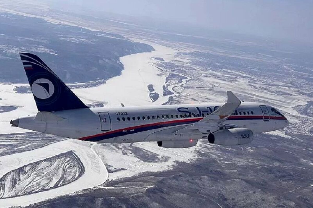 واپیمای مسافربری سوپرجت روسی