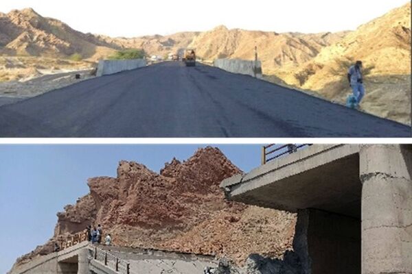 بازسازی پرشتاب پل‌های آسیب‌دیده در محور بندرعباس - رودان؛ بهره‌برداری در آینده نزدیک