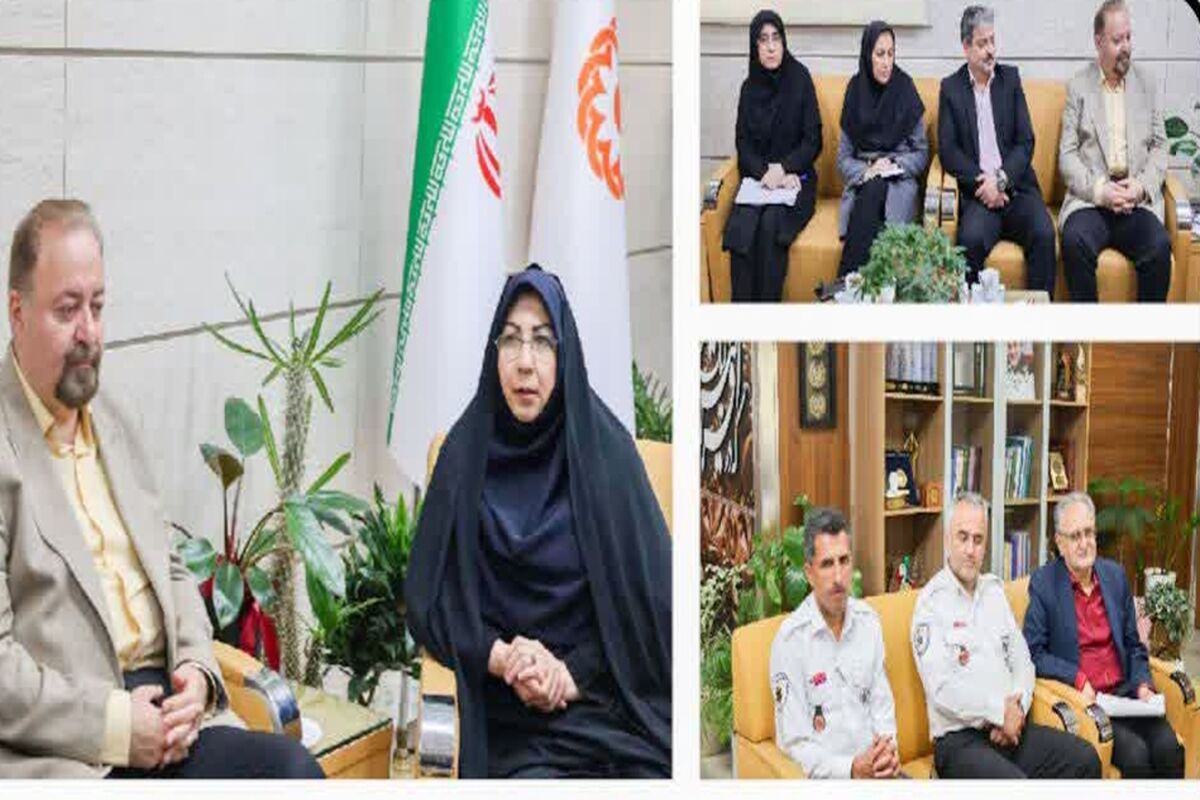 نشست رئیس اورژانس و مدیرکل بهزیستی مازندران