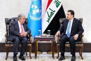 گوترش و نخست وزیر عراق با هم رایزنی کردند
