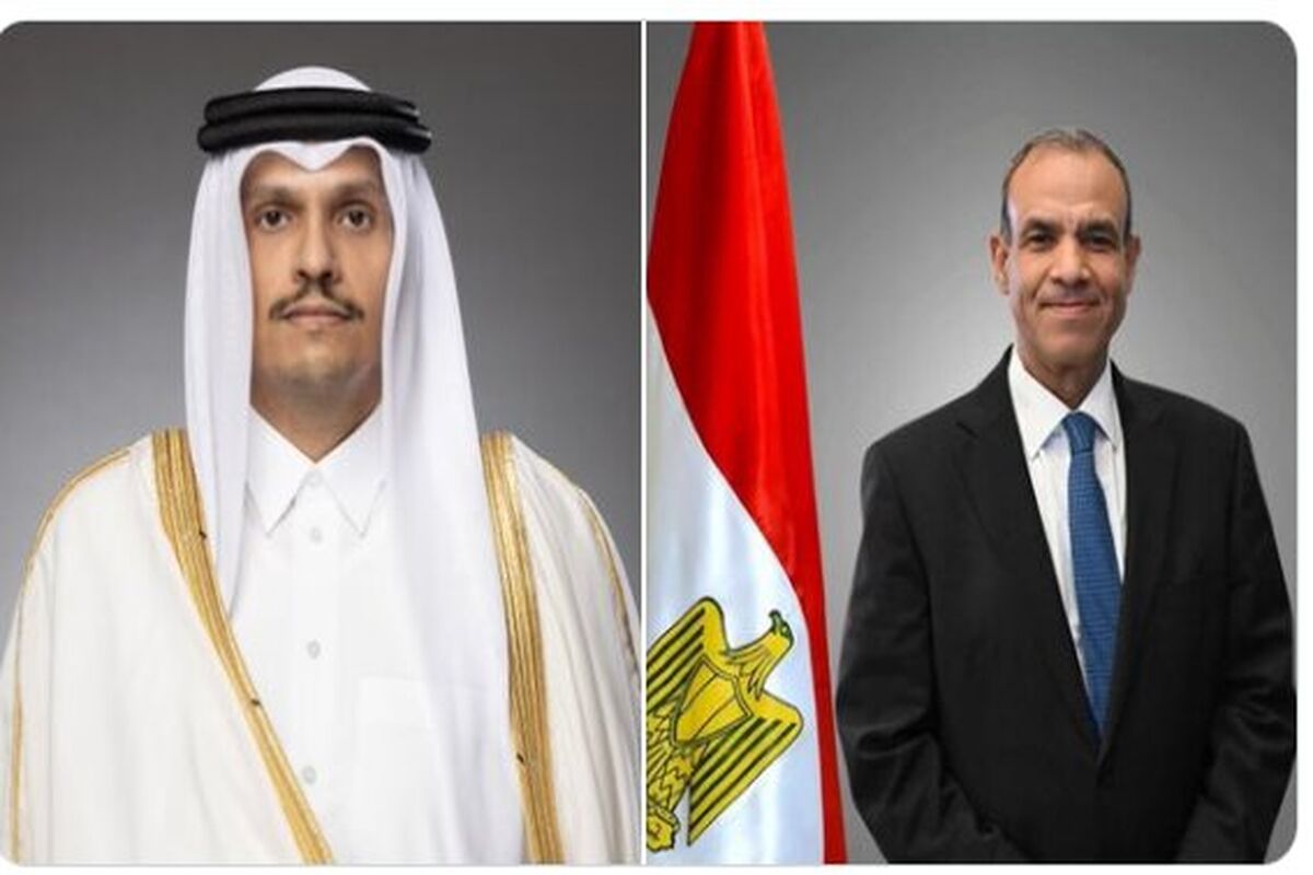 بدر عبدالعاطی و محمد بن عبدالرحمان بن جاسم آل ثانی