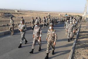 همایش پیاده روی با حضور کارکنان گروه پدافندهوایی حضرت معصومه(س) قم برگزار شد