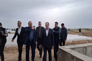 وزیر جهاد کشاورزی از پروژه آبیاری تحت فشار در دشتستان بازدید کرد