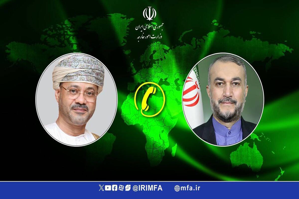وزرای خارجه ایران و عمان 