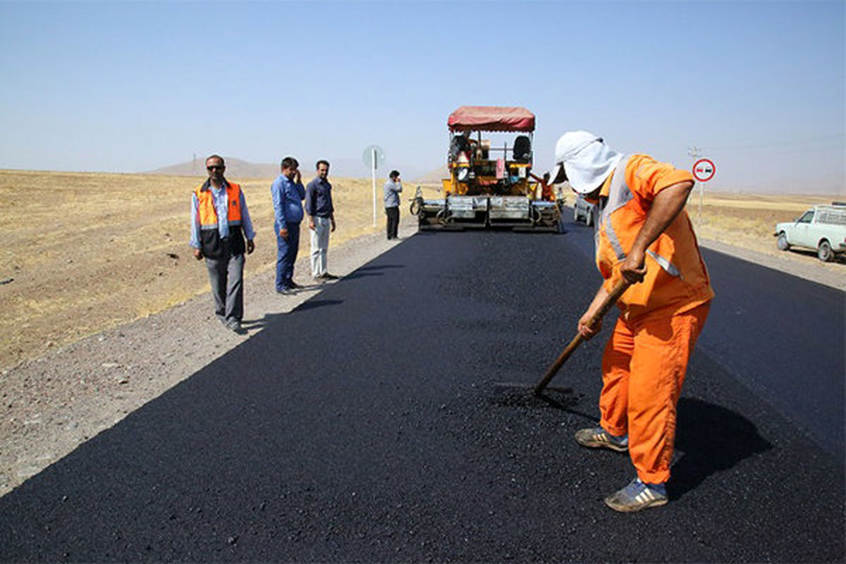 عملیات روکش آسفالت گرم