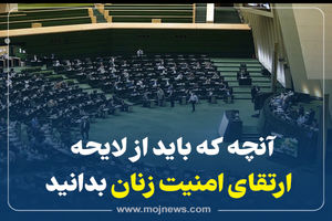 اینفوگرافیک/آنچه که باید از لایحه ارتقای امنیت زنان بدانید