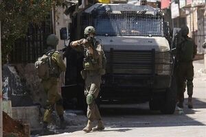 اشغالگران به کرانه باختری با گاز اشک آور یورش بردند