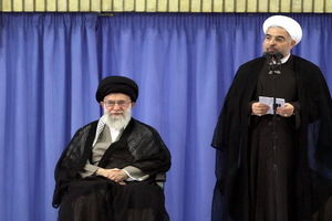 سخنرانی رئیس‌جمهور در مراسم تنفیذ آغاز شد