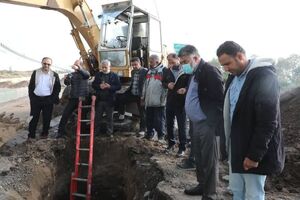 شکستگی و انسداد خط اصلی انتقال فاضلاب شهر اردبیل ترمیم شد