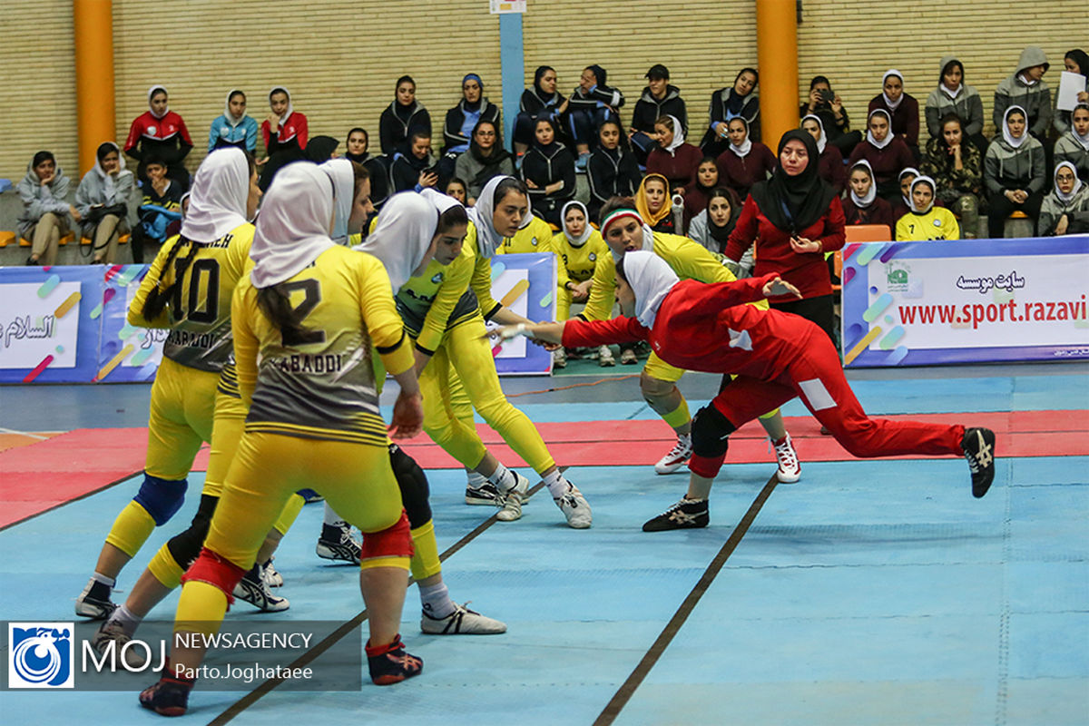 لیگ برتر کبدی بانوان در مشهد