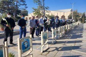 تجدید میثاق بسیجیان آبفای استان اصفهان با شهدا