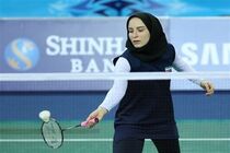 شکست آقایی در رقابت‌های بدمینتون قهرمانی آسیا