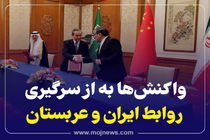 اینفوگرافیک/ واکنش ها به از سرگیری روابط ایران و عربستان