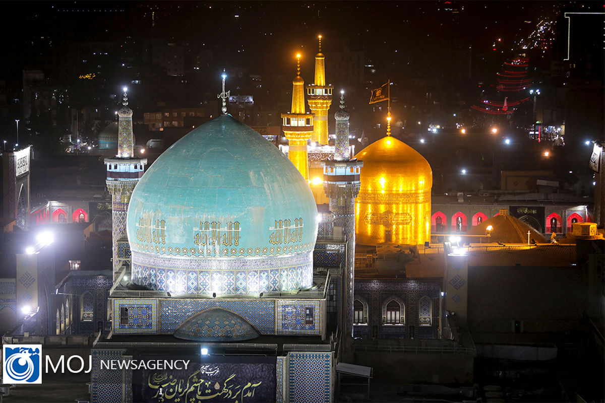 خطبه خوانی شب شهادت امام رضا (ع) در حرم مطهر رضوی