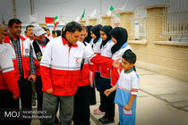 بازدید رییس جمعیت هلال احمر از مرز مهران