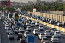 در محورهای شمالی ترافیک سنگین وجود دارد