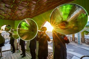 جشن سالروز میلاد پیامبر مهربانی‌ها، در حرم مطهر شاهچراغ (ع) +تصاویر