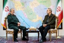 لاریجانی با سرلشکر پاکپور دیدار کرد